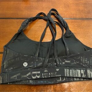 Black Lulu Sports Bra